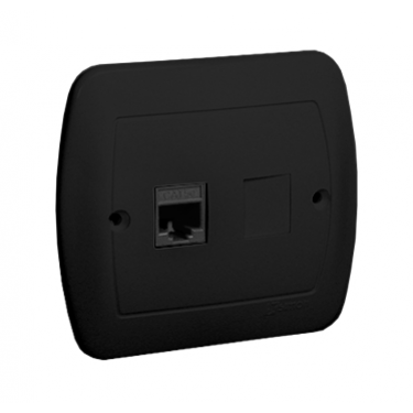 SIMON AKORD Gniazdo komputerowe RJ45 pojedyncze kat.5e. AF51/49 (AF51/49)